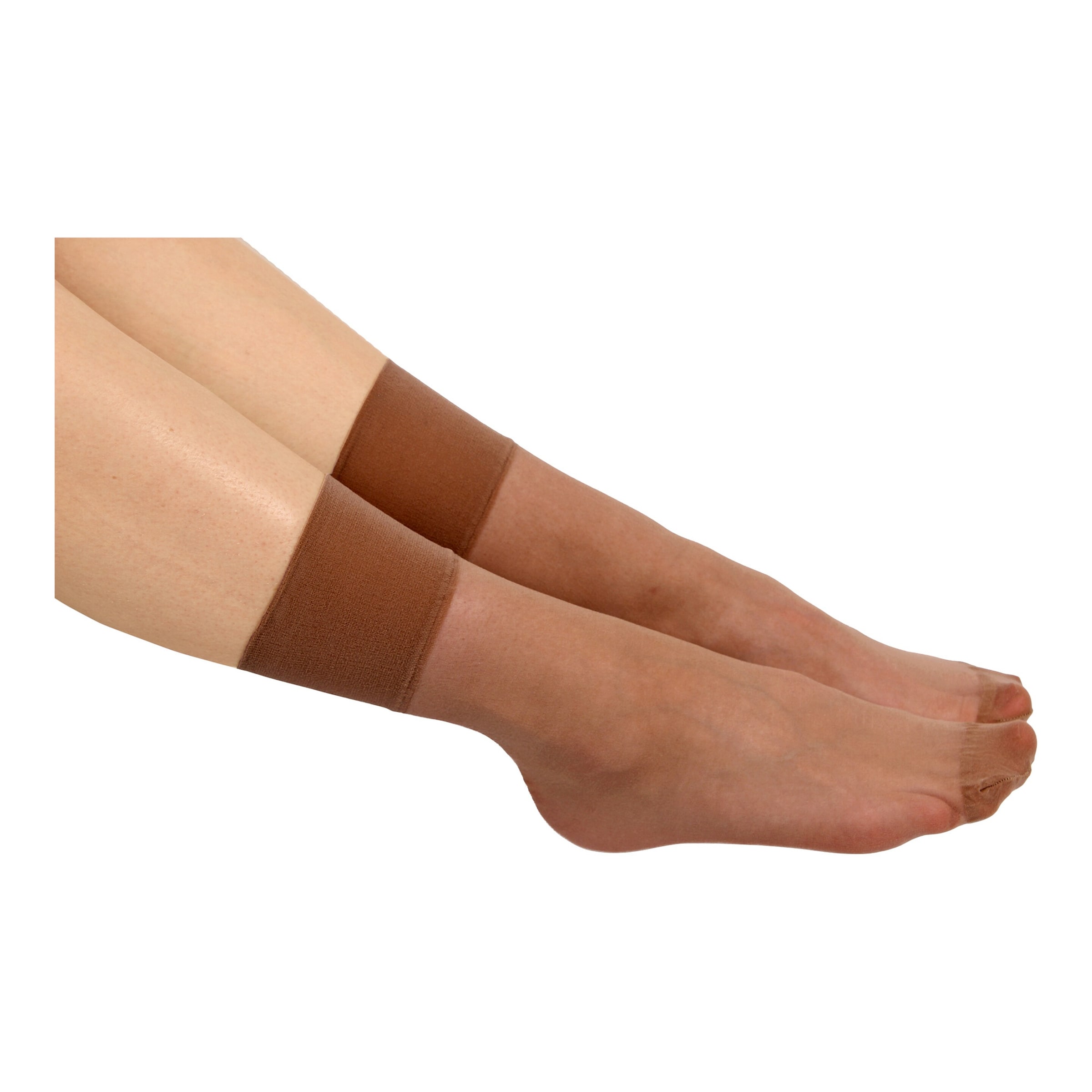 Söckchen mit Komfortbund, 10 Paar beige