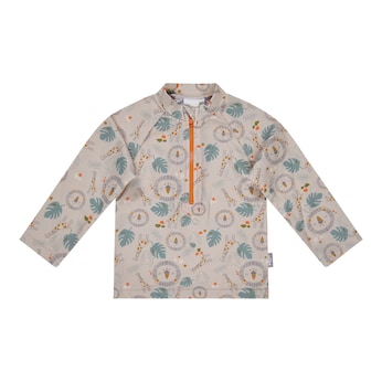 Badeshirt langarm mit UV-Schutz Safari