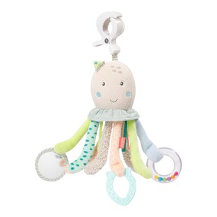 Hängespielzeug Activity-Oktopus mit Klemme Meereskinder