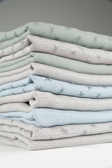 2er Set Puck- und Stilltuch Lil Planet frosty green 