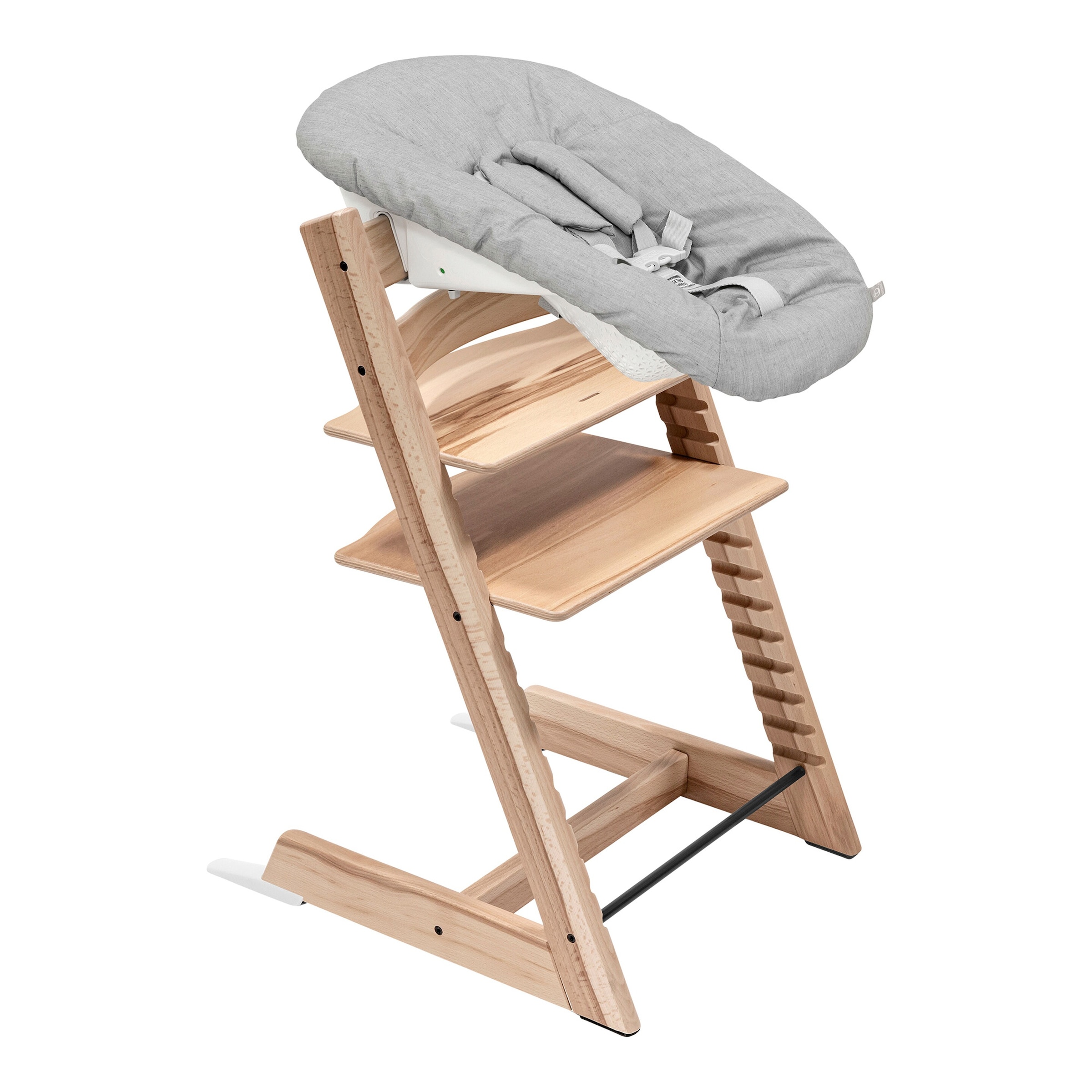 Bundle Treppenhochstuhl inkl. Newbornset Light Grey & Babyset