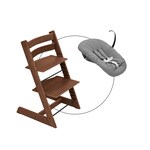 Produkt Bundle Treppenhochstuhl Eiche inkl. Newbornset deep grey