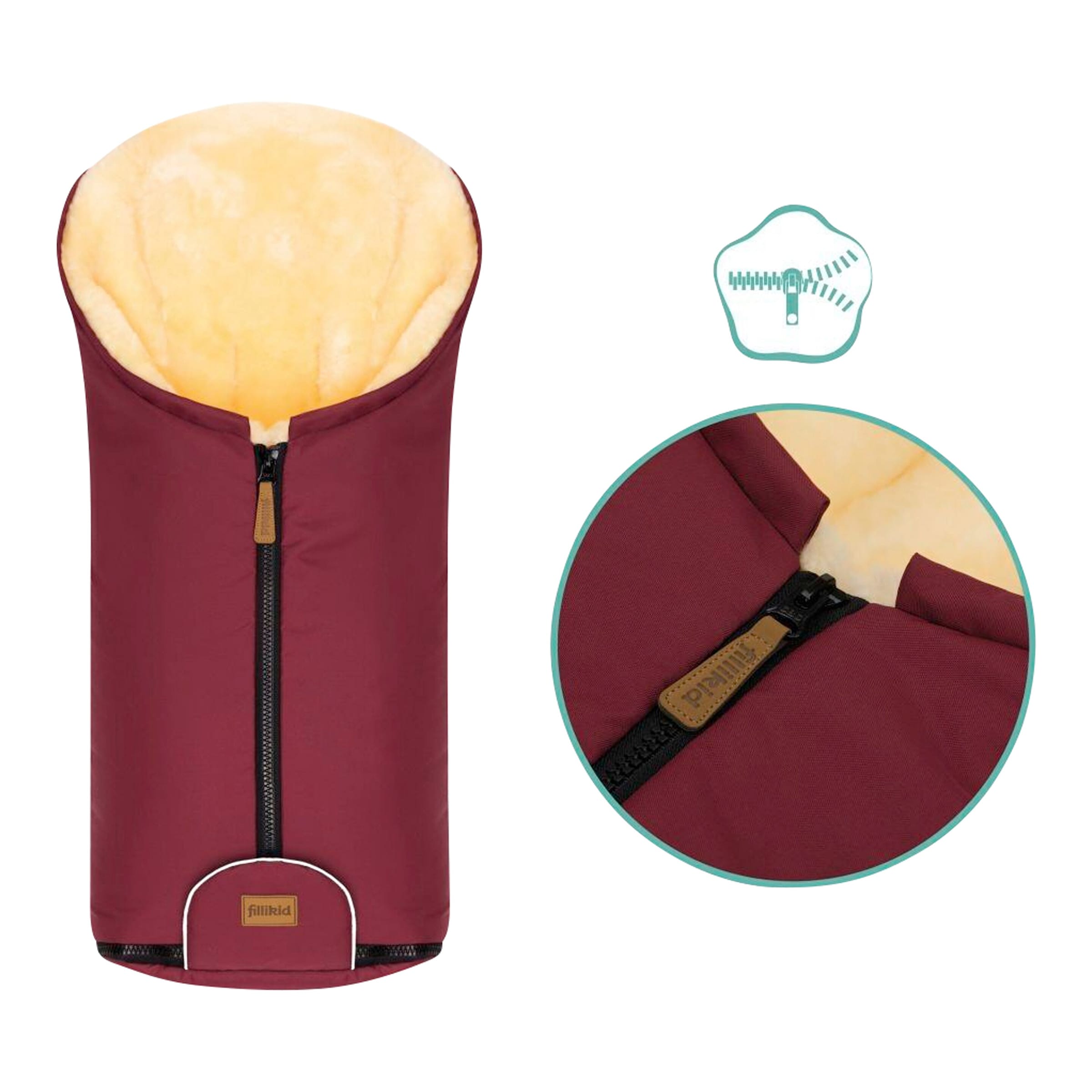 Thumbnail - Fillikid Winterfußsack Pamir rot