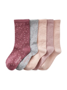 5er-Pack Mädchen Socken BASIC Oeko-Tex