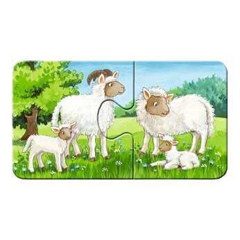 my first puzzles - Tierfamilien auf dem Bauernhof
