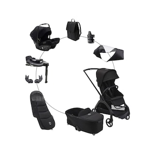 Kombikinderwagen Komplett-Set inkl. Babyschale Turtle Air i-Size, Isofix-Basis 360, Fußsack und Wickeltasche