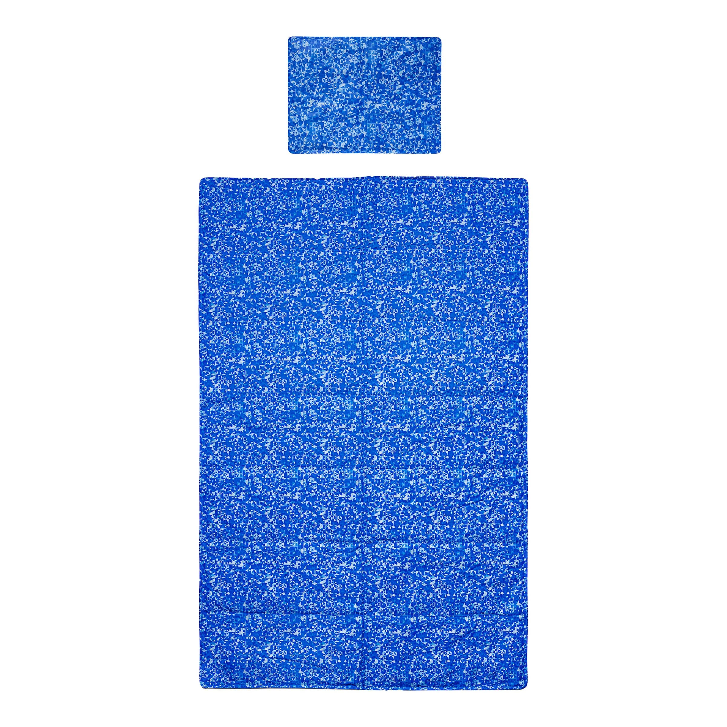 Kühlende Matte, 2-teilig blau