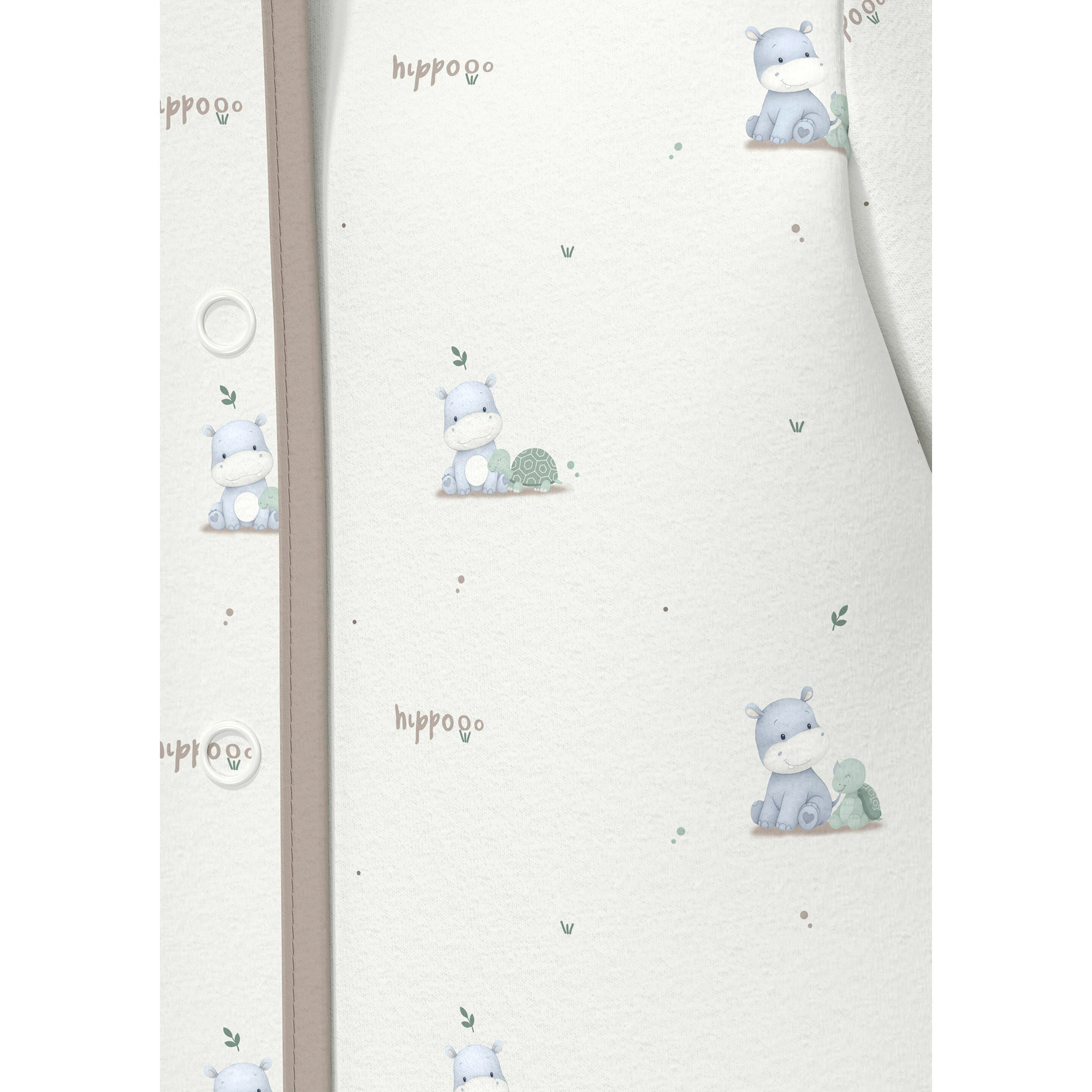 Wendejacke mit Kapuze Hippo Schildkröte