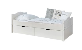 Einzelbett "Leni" 90x200 Kiefer Weiß
