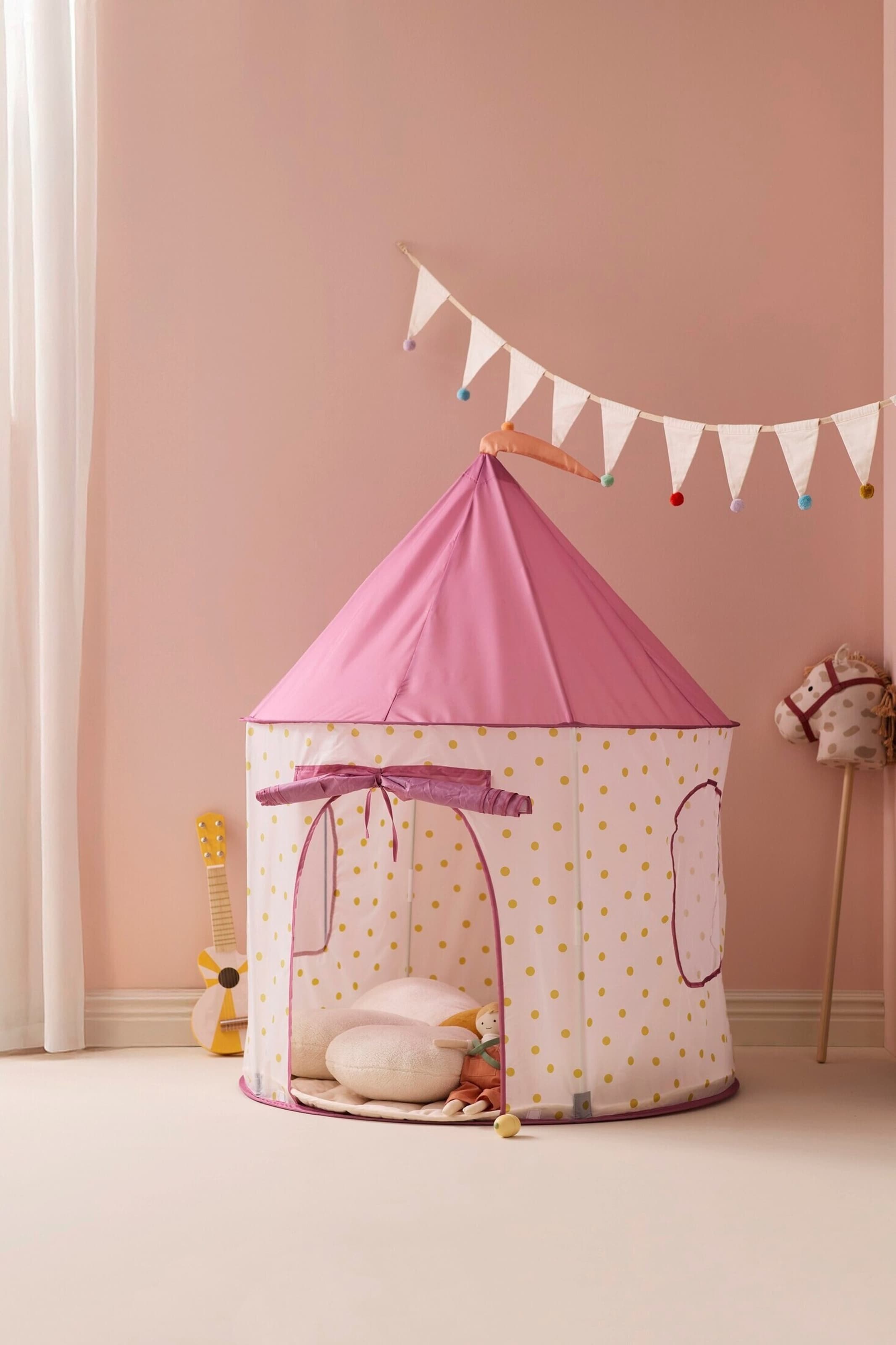 Kids Concept Spielzelt Punkte rosa