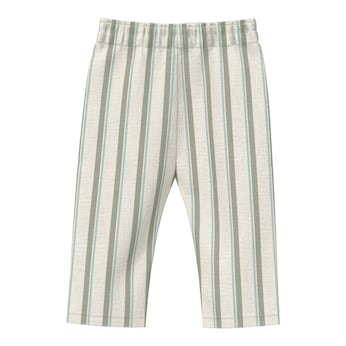 Pantalon en mousseline rayé