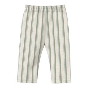 Pantalon en mousseline rayé