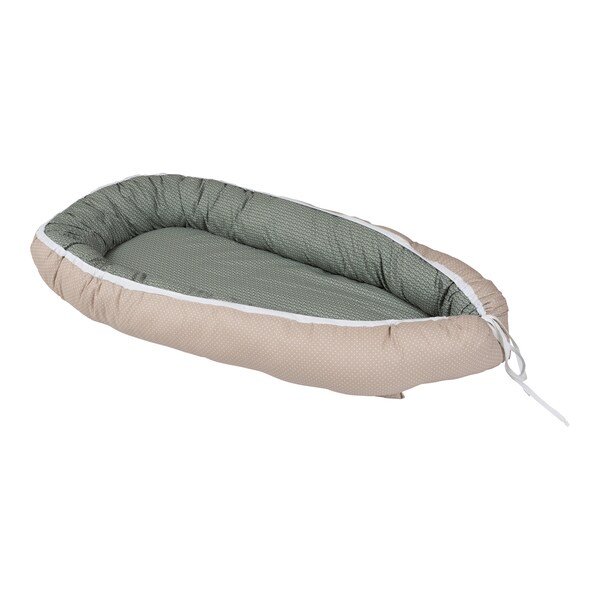 salbeigrün / beige / Blätterzauber
