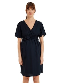 Kurzes Wickelkleid für Schwangerschaft und Stillzeit, Viskose