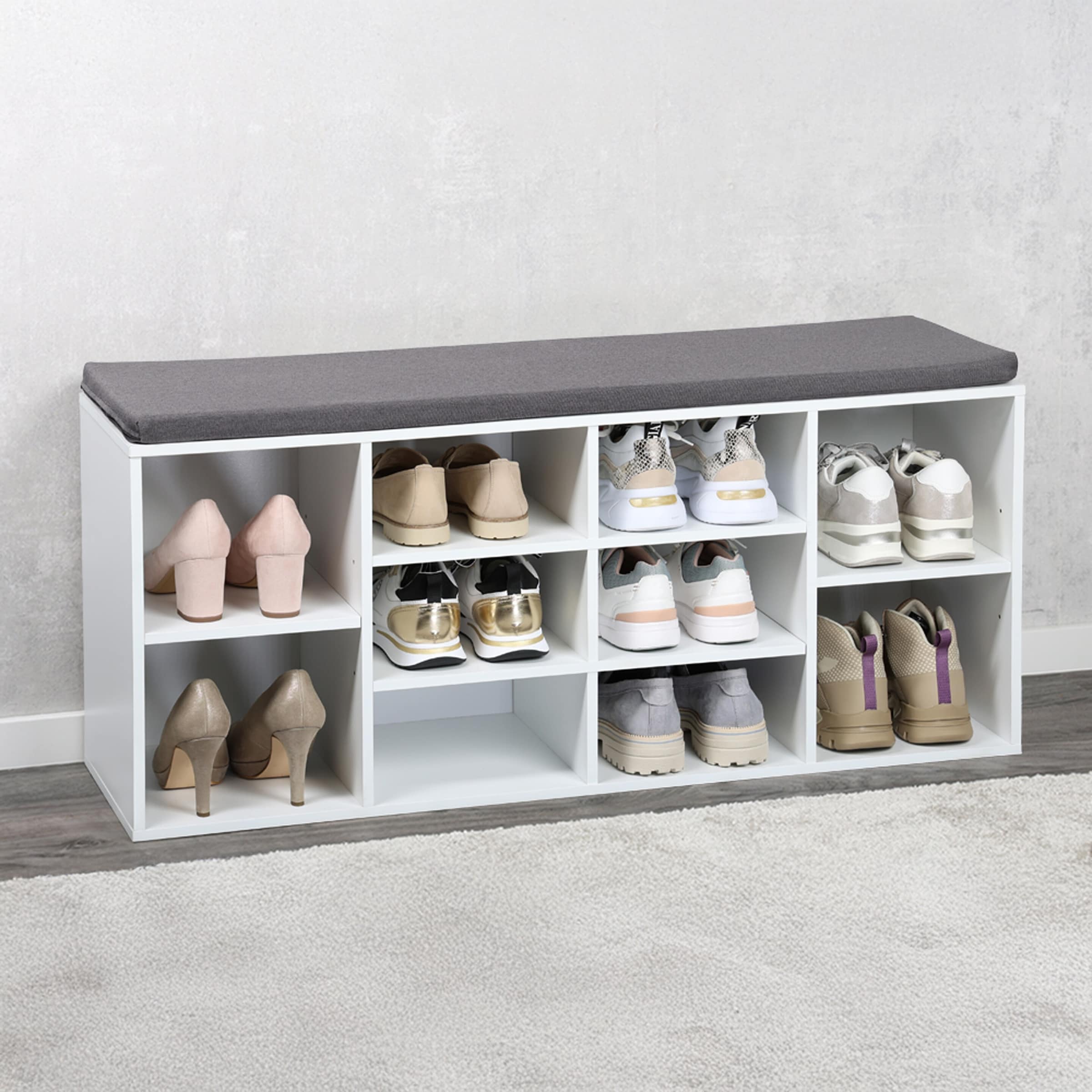KESPER Schuhschrank "KESPER Schuhschrank mit Sitzkissen"