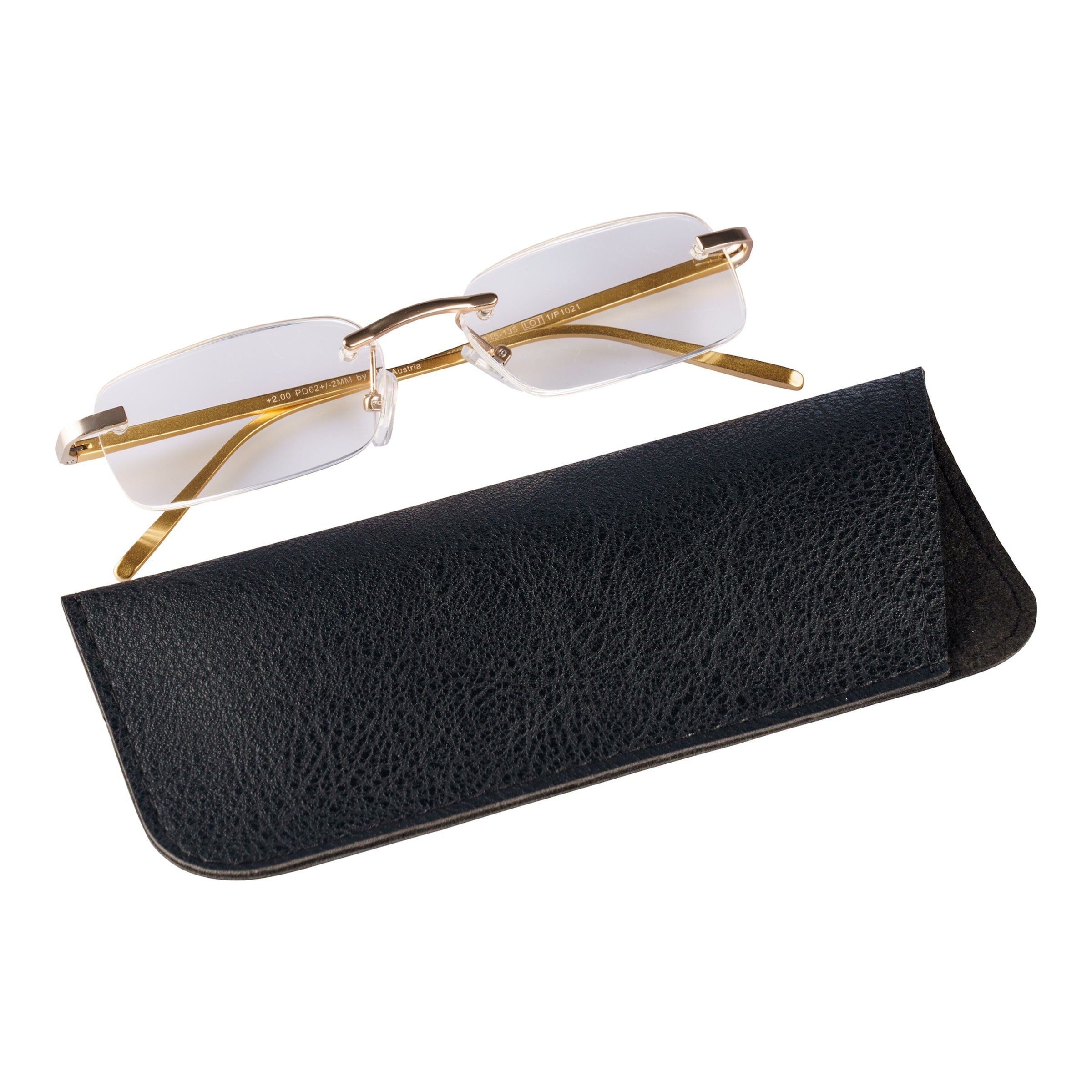 Fertiglesebrille + Gratis Etui