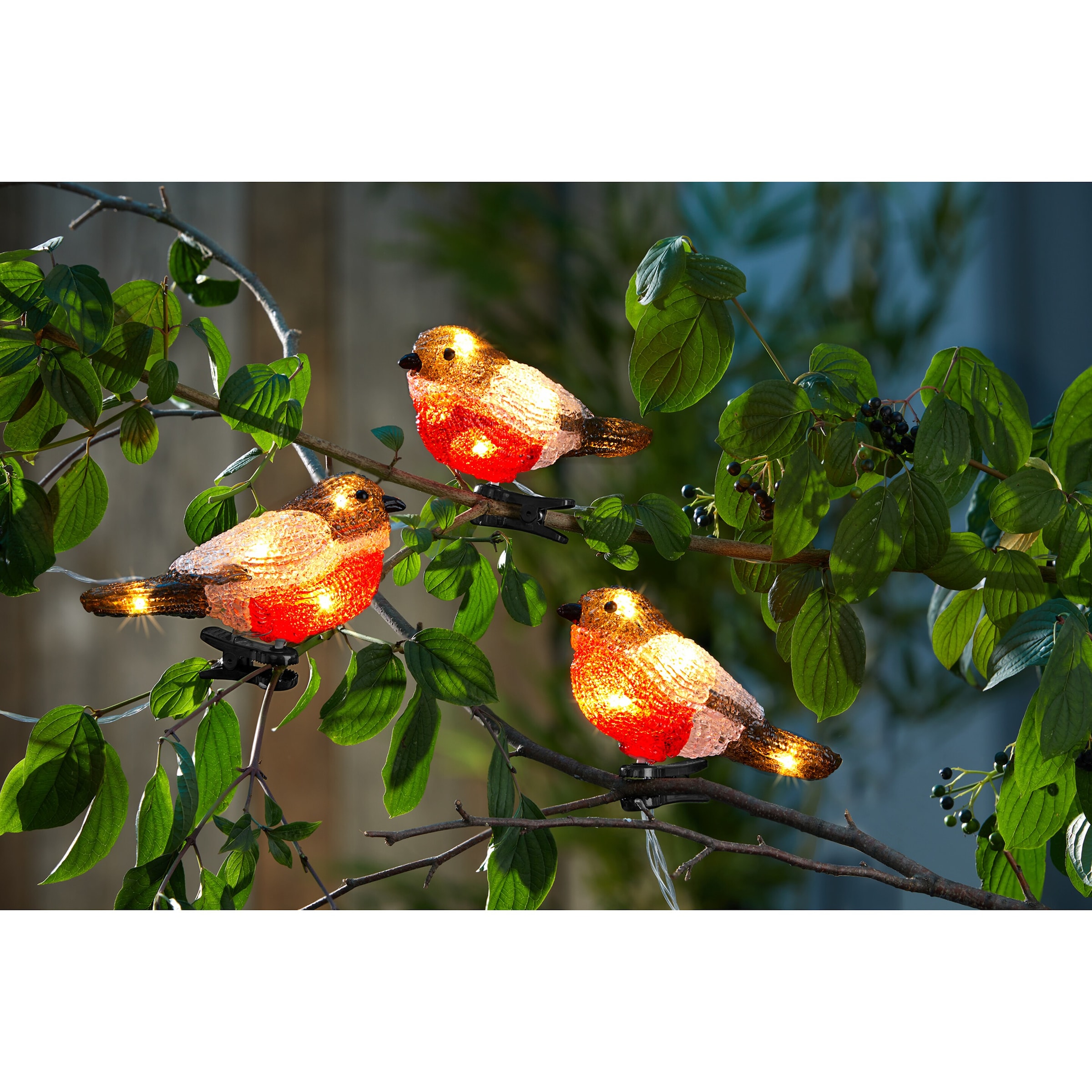 LED-Dekofiguren „Vogelzwitschern“