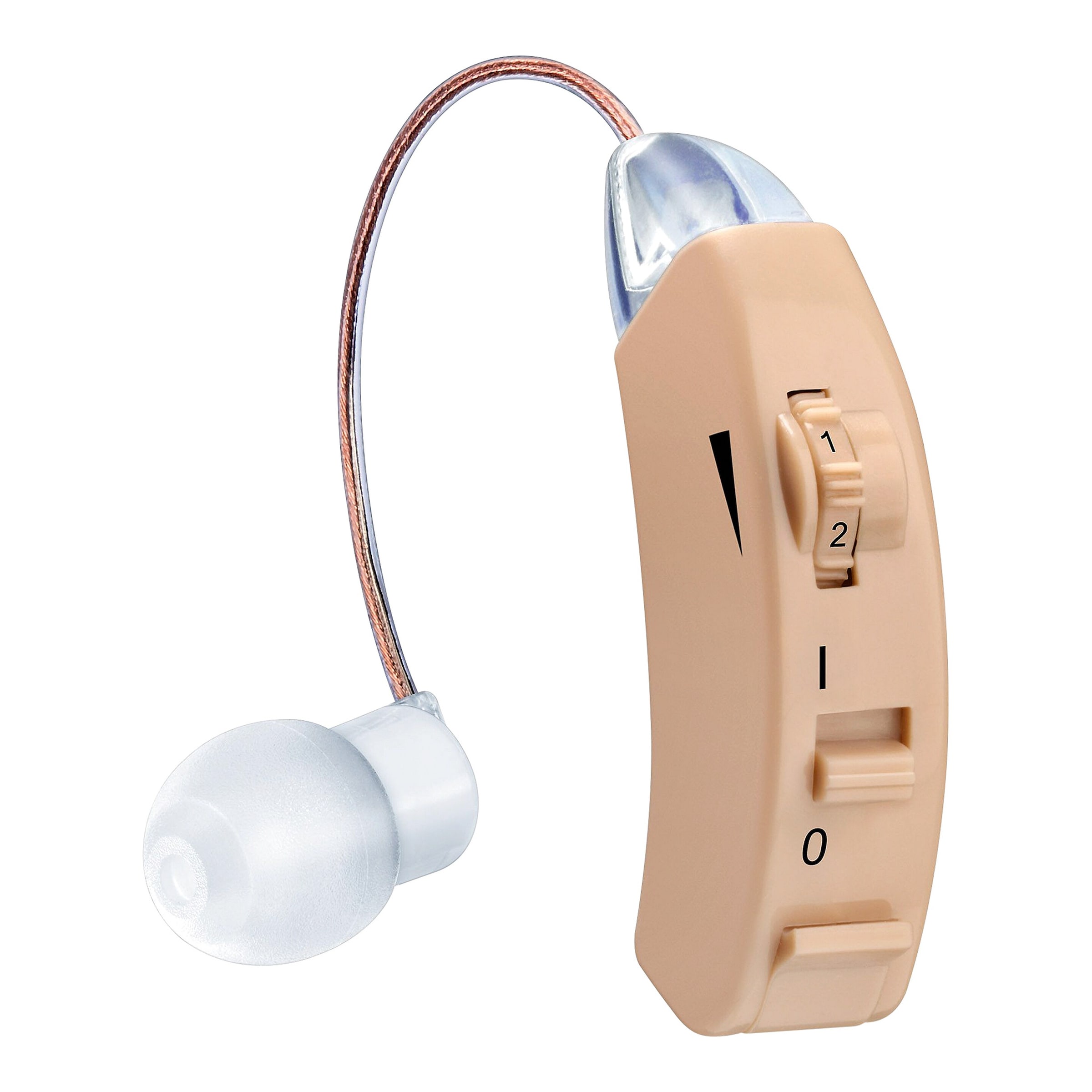 Hörhilfe "HA 50" transparent beige