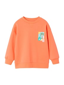Jungen Sweatshirt mit Sommer-Motiv