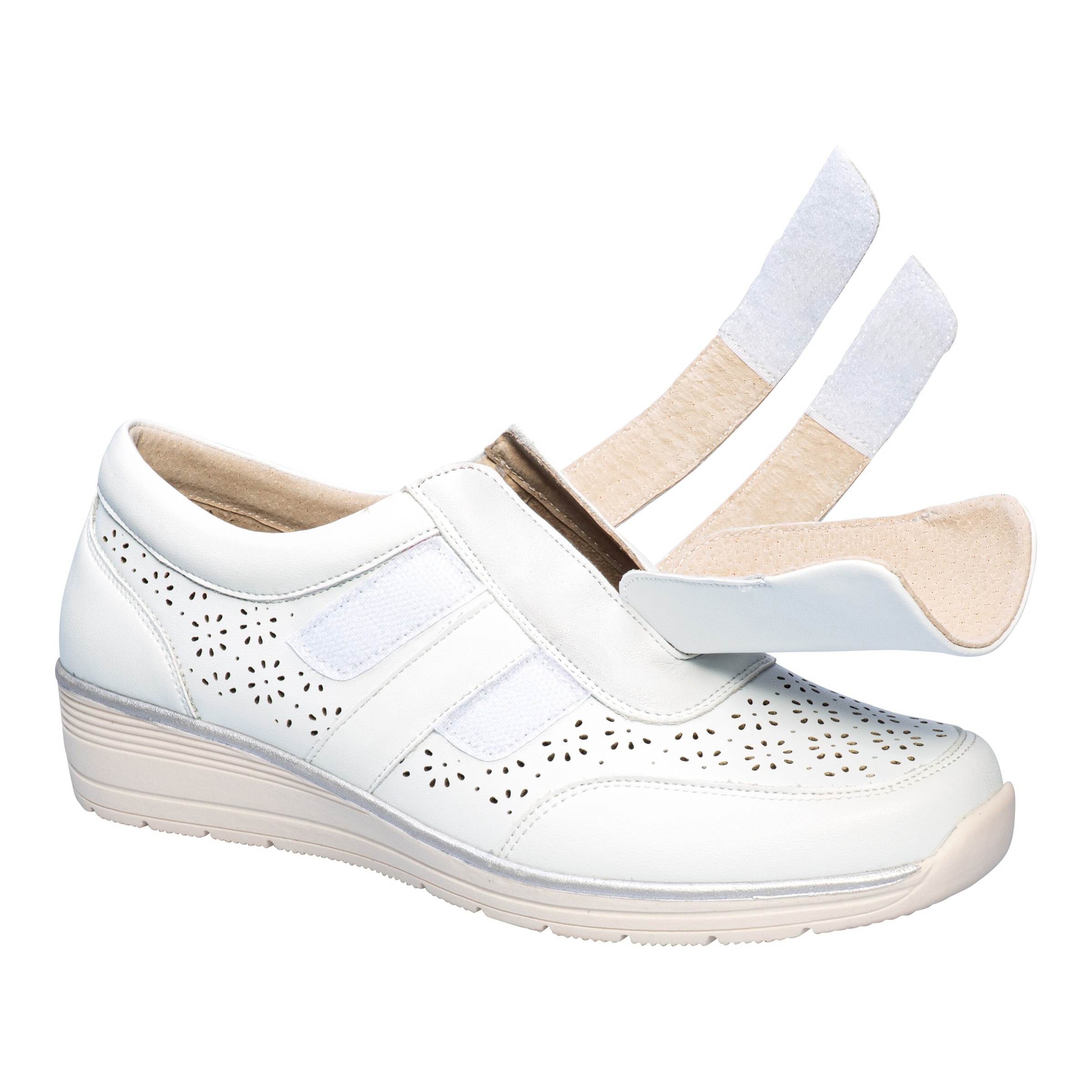 Leder-Kletthalbschuh „Kornelia“