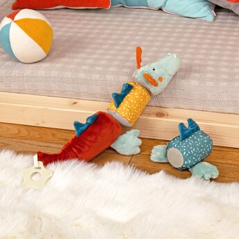 Kuscheltier Aktiv Klett-Drache Yellow