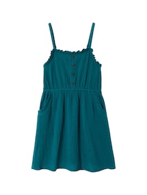 Mädchen Trägerkleid aus Musselin