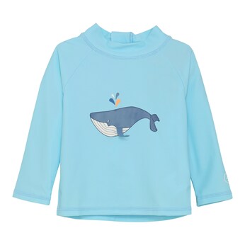 Badeshirt langarm UV-Schutz Wal