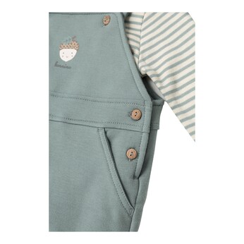 2-tlg Set Latzhose mit Shirt Eichel