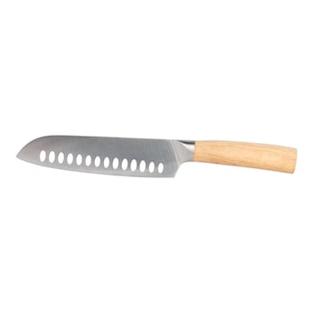 Couteau Santoku premium avec manche en bambou