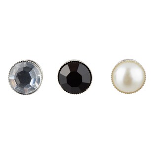 Boutons de décolleté, 3 pièces