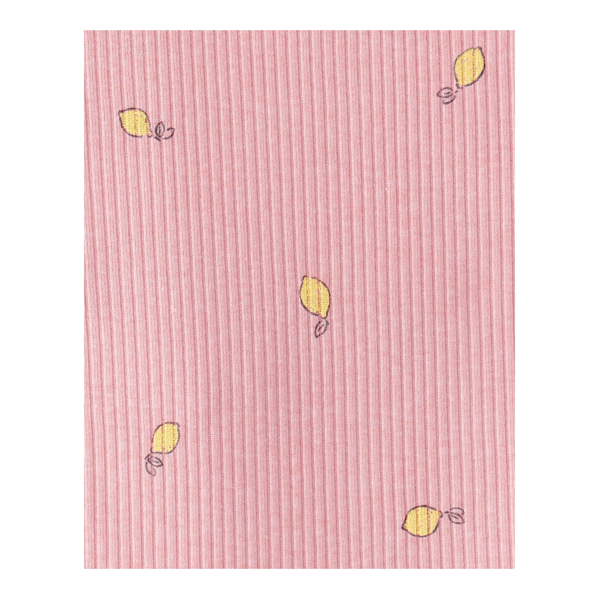 Carter's 2-tlg. Set Body kurzarm und Leggings Zitronen Rippqualität