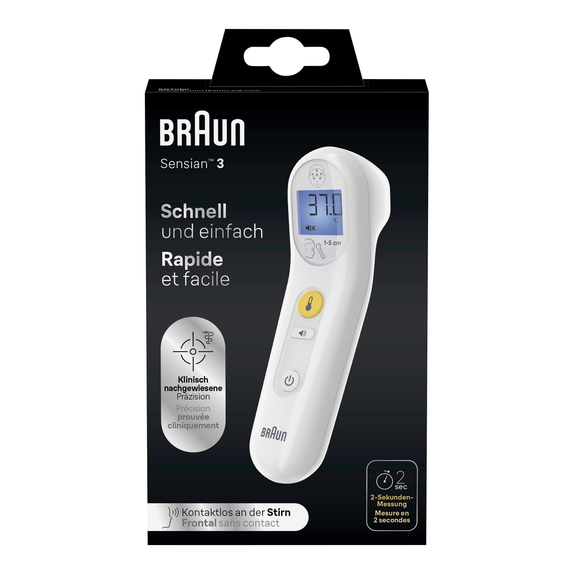 Braun No touch Thermometer Sensian 3 BNT050WE