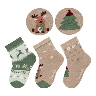 3er-Pack Socken Weihnachten