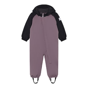 Schneeoverall mit abnehmbarer Kapuze Colorblock