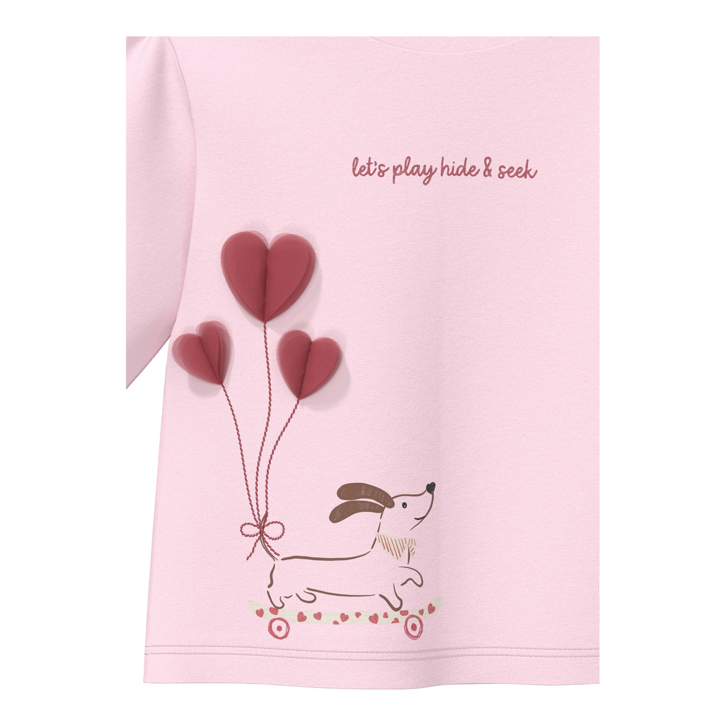 Shirt langarm Hunde Luftballons