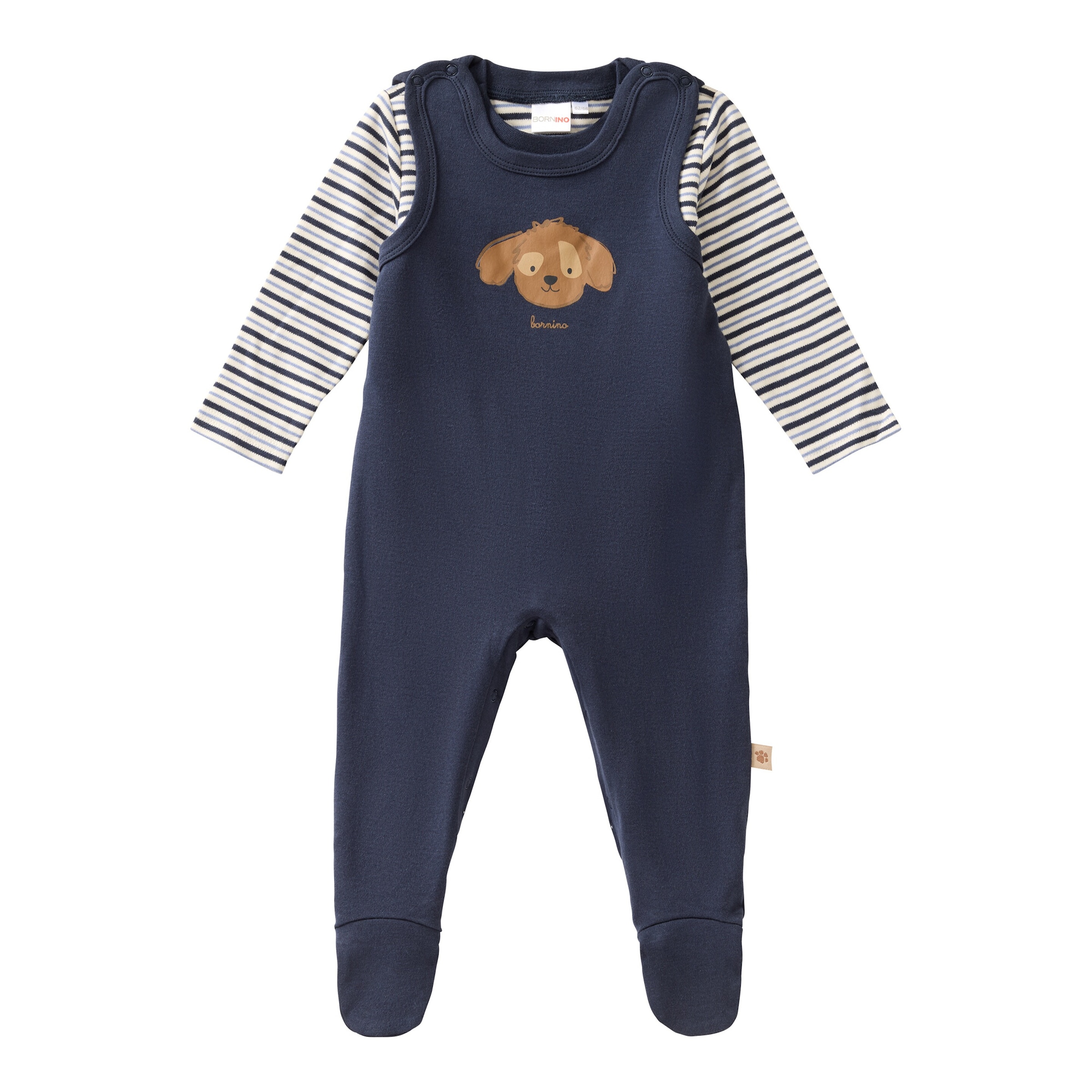 Bornino Strampler-Set 2-tlg. mit Shirt Hund