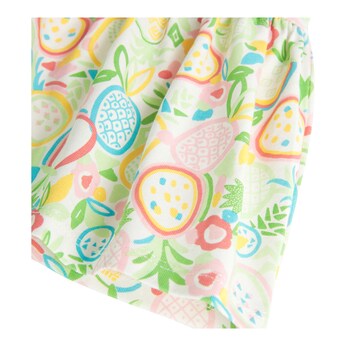 Kleid kurzarm Ananas