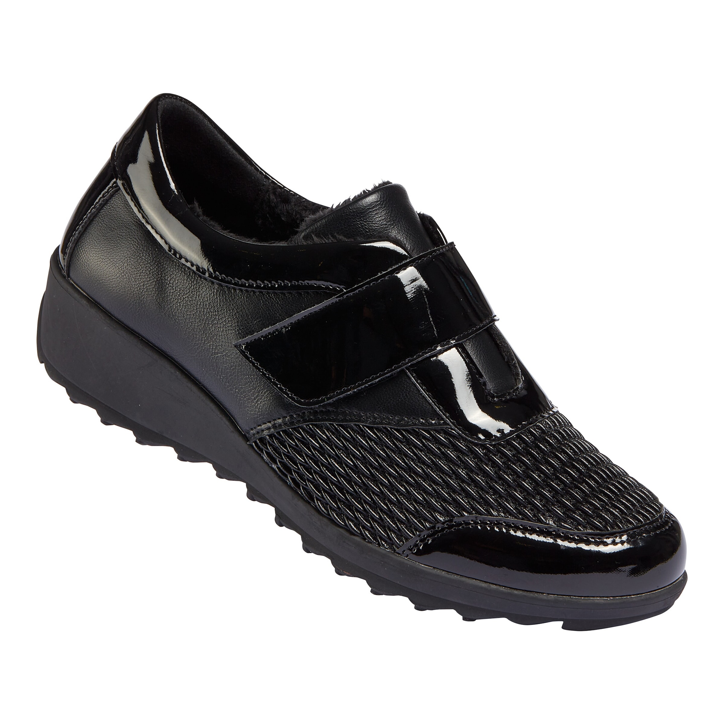 Image of wonderwalk Wärmeklettschuh "Stretch", Größe: 41, schwarz