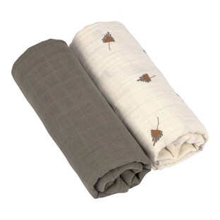 2er-Pack Mullwindeln 80x80 cm