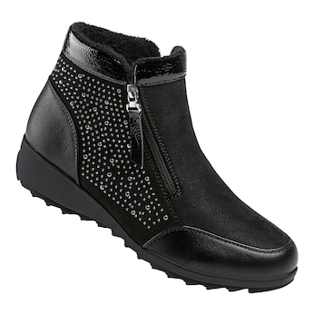 Stiefelette "Rita" mit Reißverschluss, gefüttert