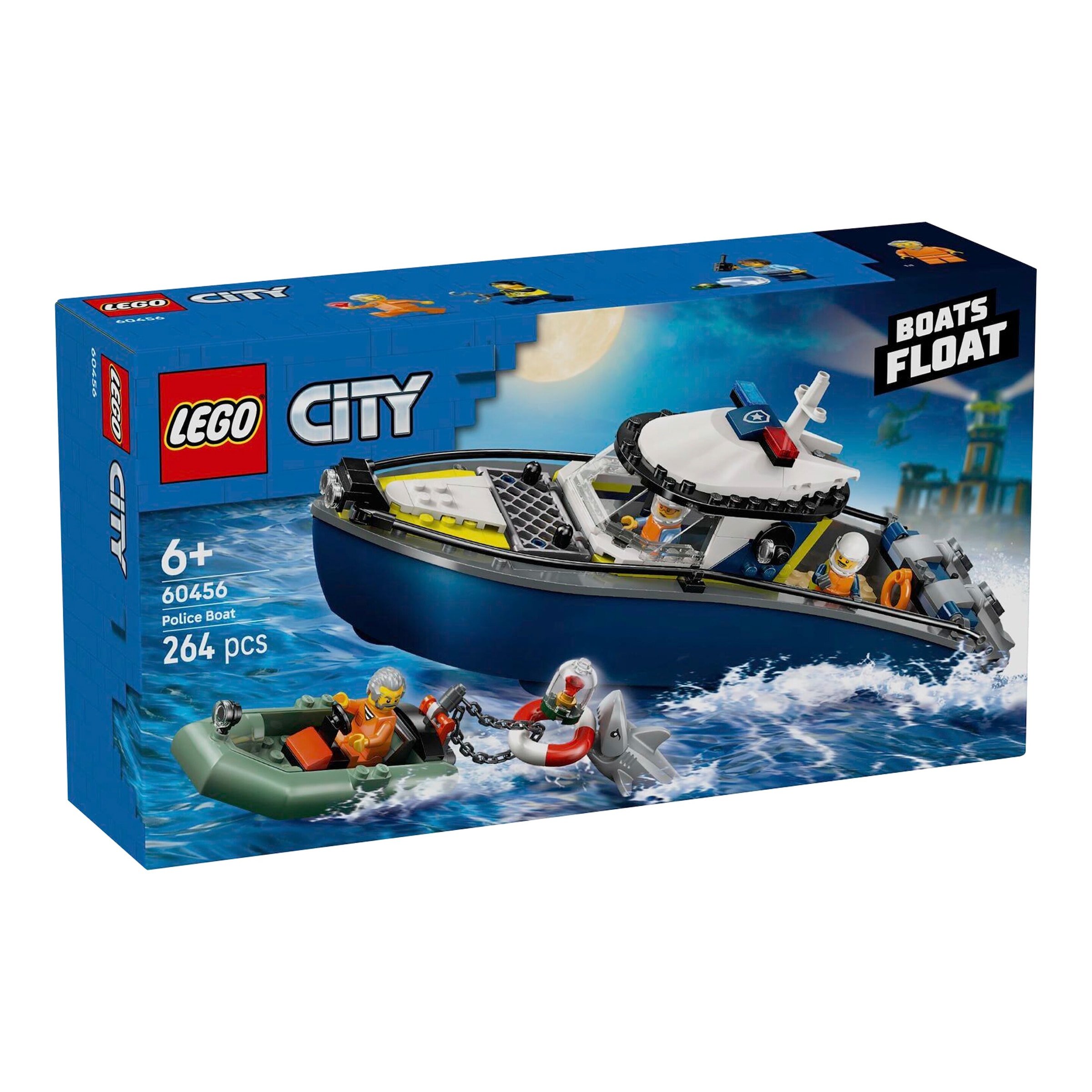 Lego® City 60456 Verfolgungsjagd im Polizeiboot