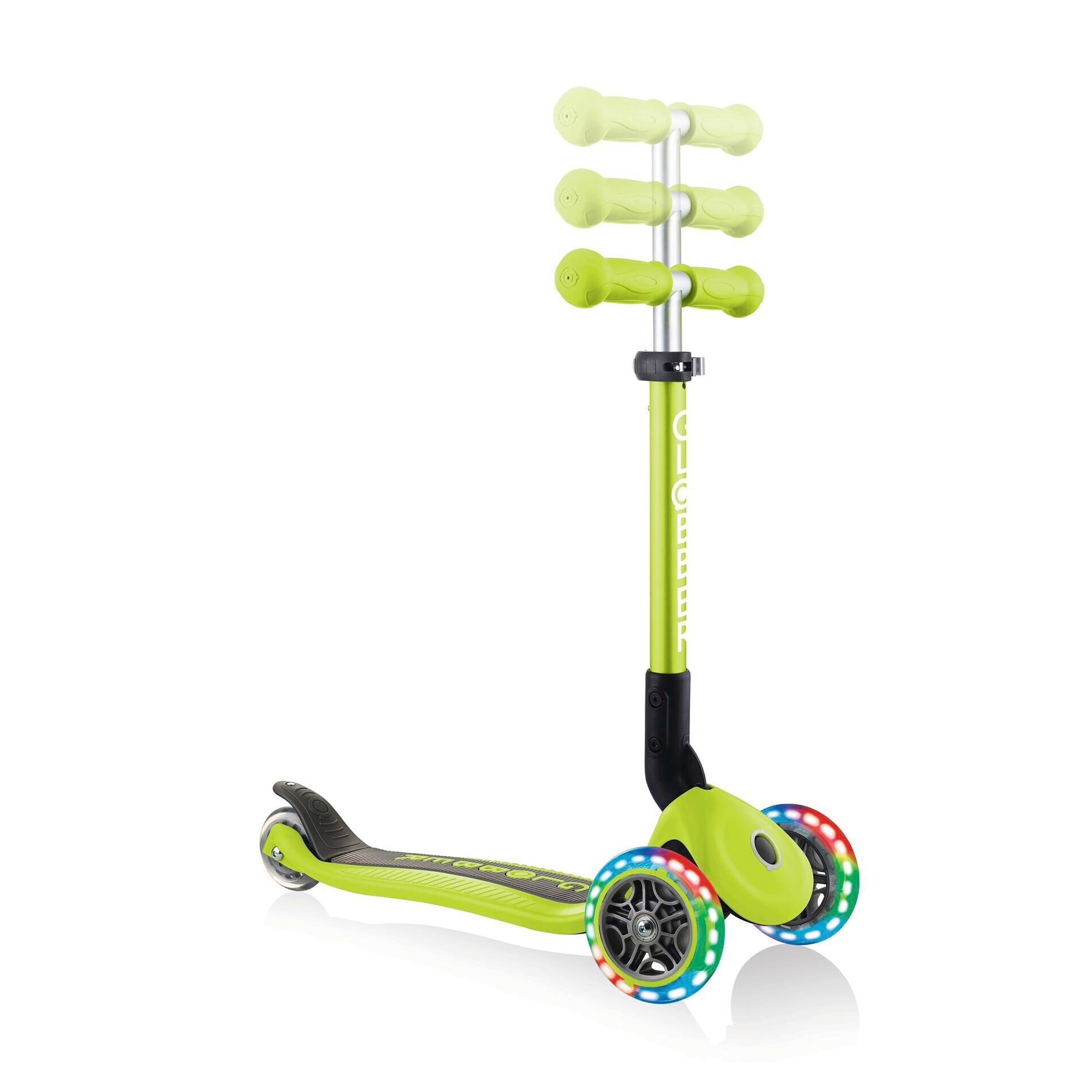 Globber Scooter Junior mit Leuchtrollen