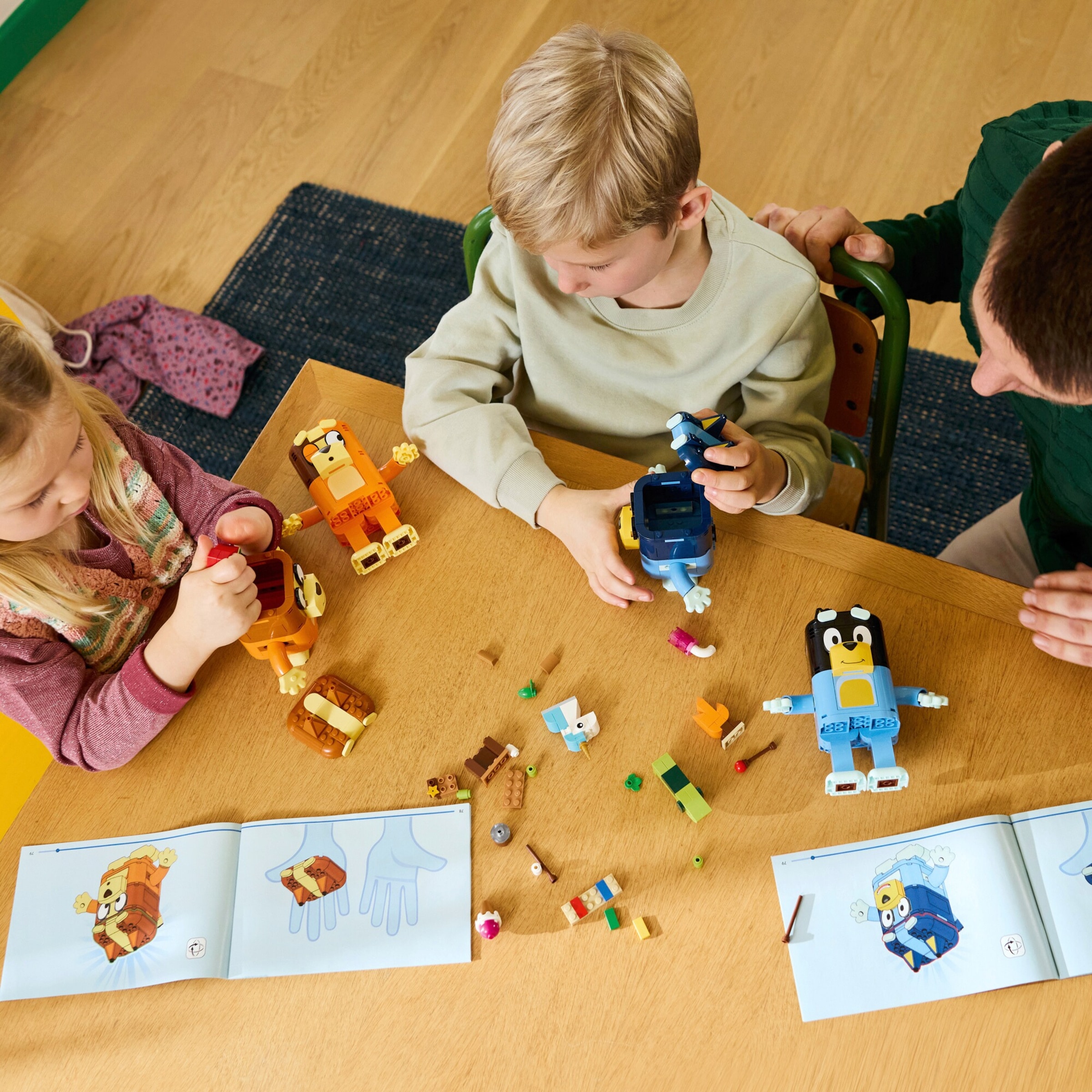 11217 Blueys Familie aus LEGO Steinen