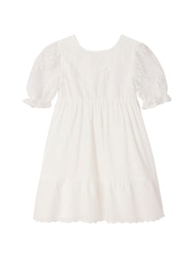 Festliches Kleid mit Spitzenärmeln Mädchen, Kommunionkleid