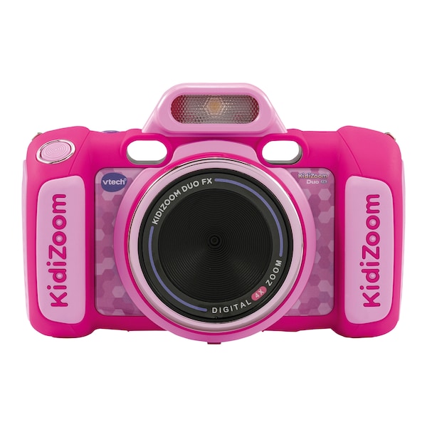 VTech KidiZoom Duo FX Rose - Appareil Photo Enfant 8MP Avec Filtres, Studio BD Et Jeux