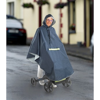 Rollator-Regencape + Gratis Aufbewahrungstasche