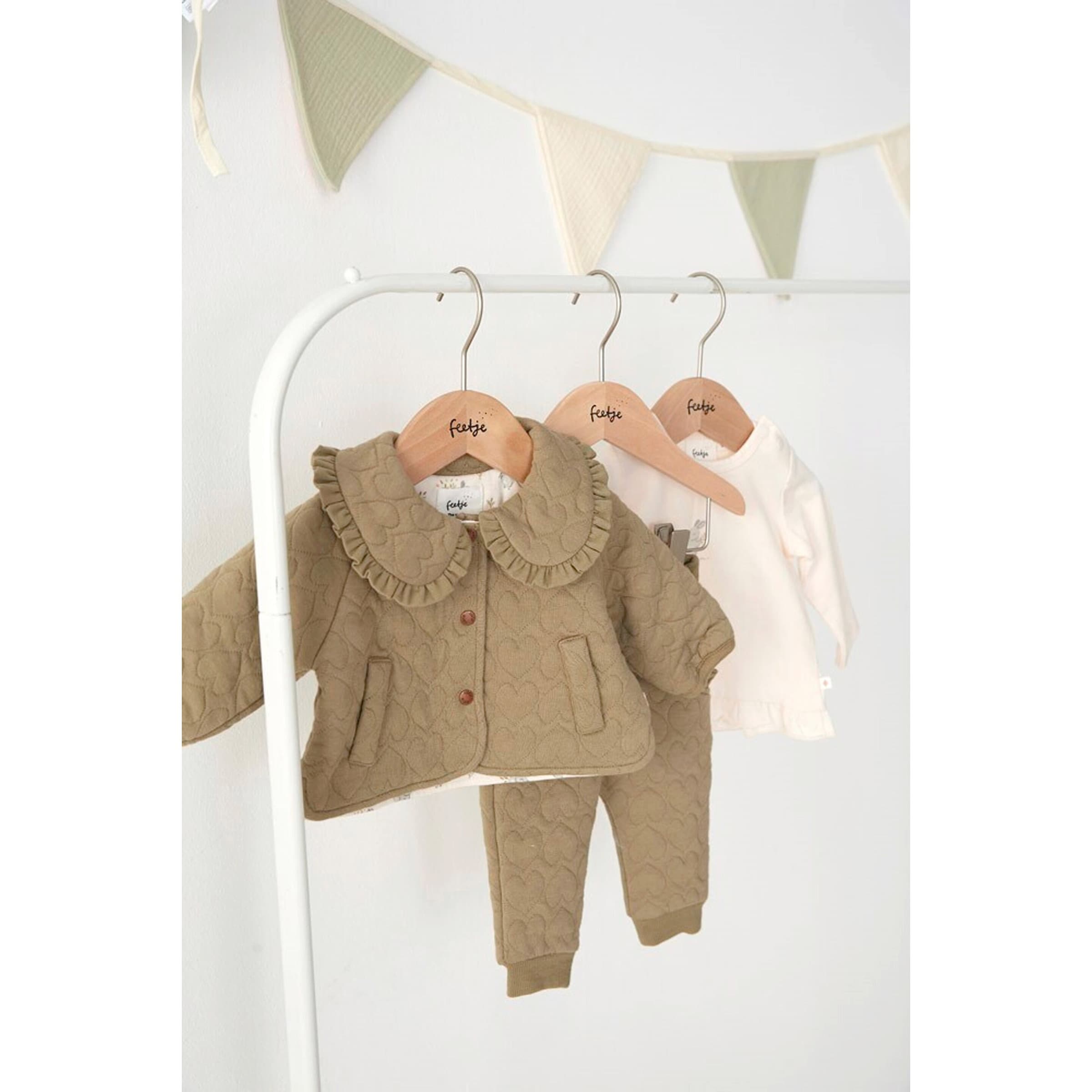 Jacke mit Bubikragen Herzen gequiltet