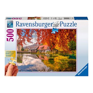 Puzzle "Mühle am Blautopf", 500 Teile