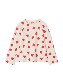 Bedrucktes Mädchen Langarmshirt