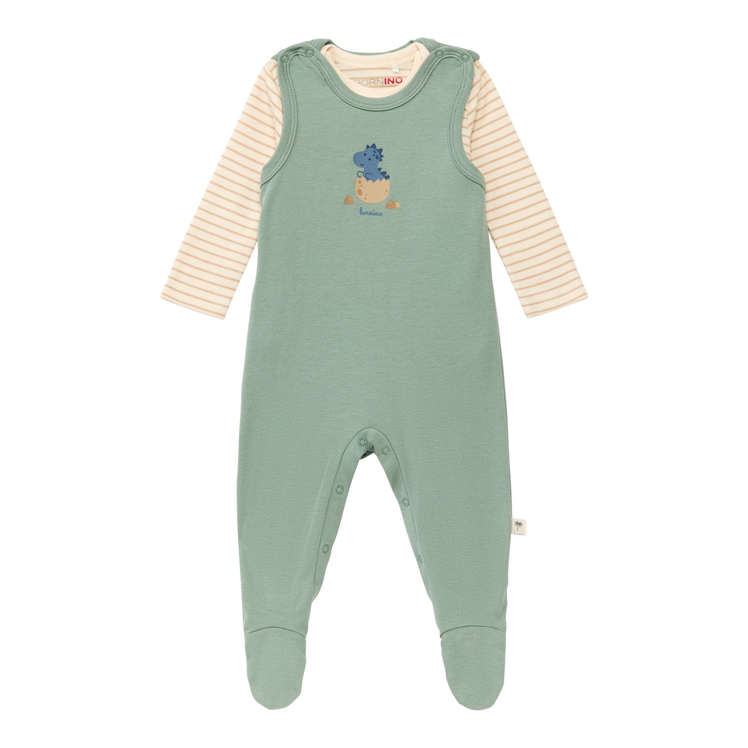Bornino Wild Nature Strampler-Set 2-tlg. mit Body Dino